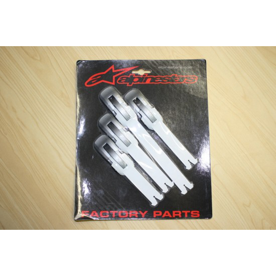Alpinestars Tech-7 Buckle & Strap Kit White/Black - Image 1