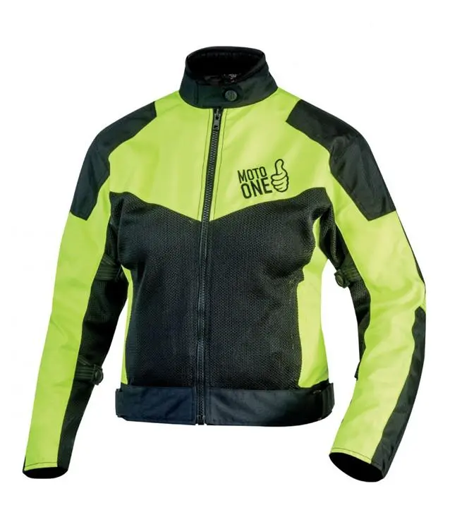 Moto One GT Air 90 Road Jacket Ladies Black/Yellow