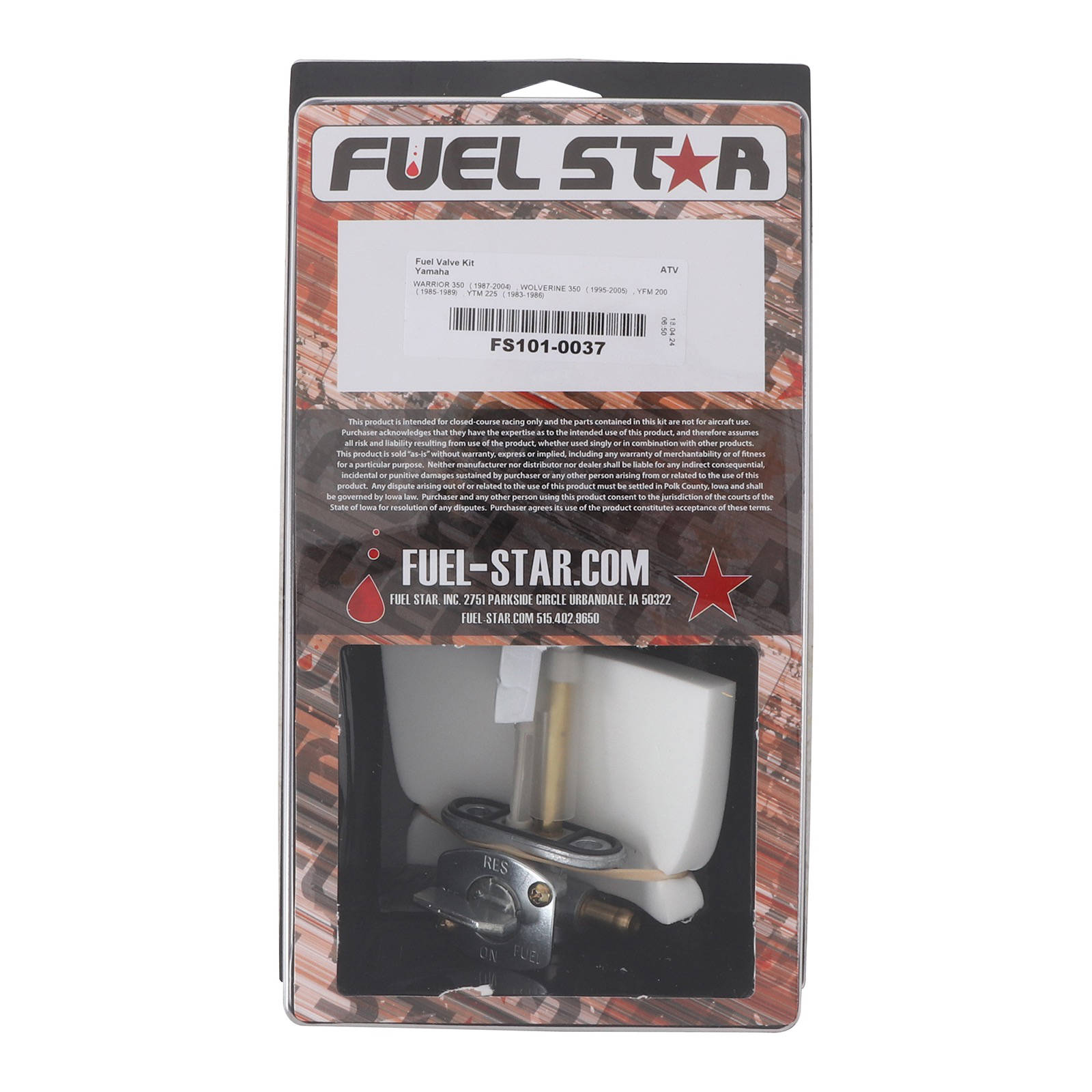 All Balls Racing Fuel Tap Kit (FS101-0037) - Image 1