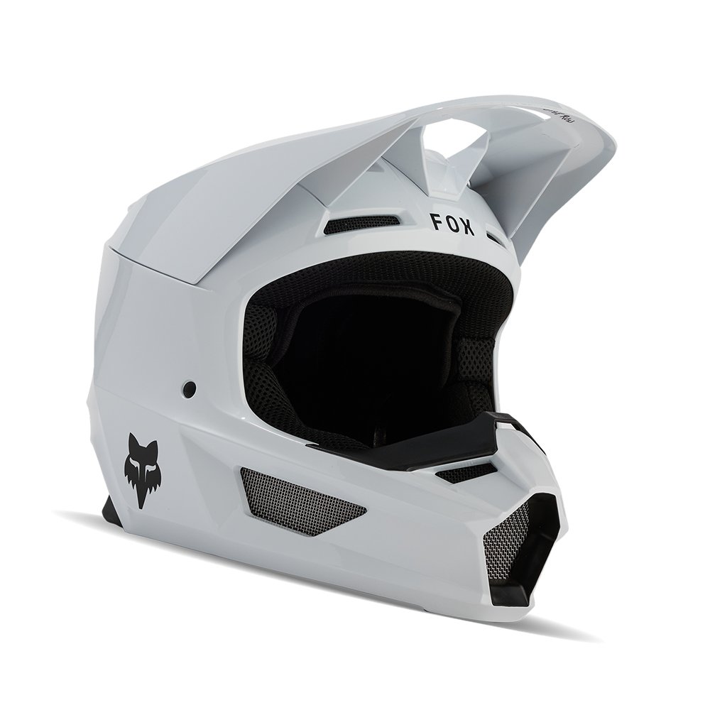 Fox V Core Motocross Helmet White - Image 1
