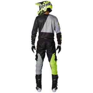 Motocross Jersey Fox 180 Lovl Special Edition Youth Black/Yellow - Image 4