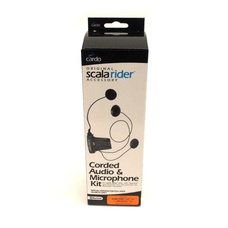 SCALA AUDIO KIT (CORDED MIC) w/MP3 RIDER/Q2 - STRIKE - Image 1
