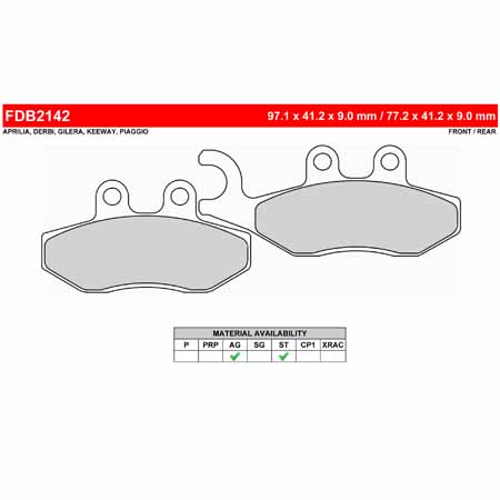 FERODO BRAKE BPADS FA261 - Image 5