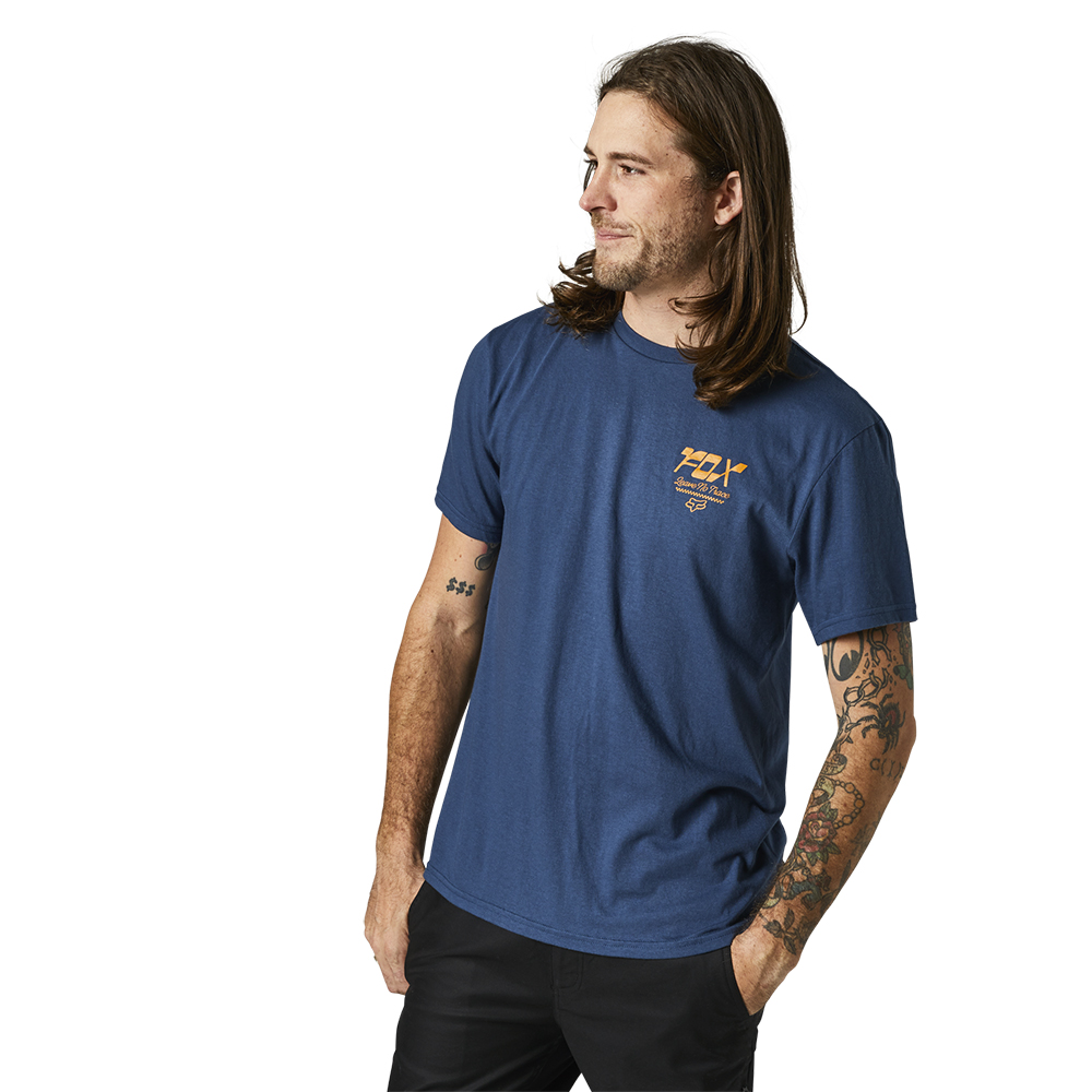 Fox Remastered Tee Dark Indigo - Image 3
