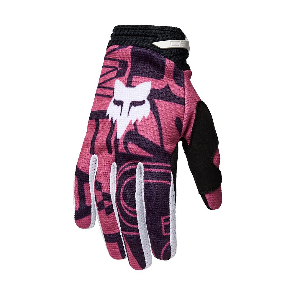 Fox 180 Race Spec Motocross Gloves Youth Girls Guava - Image 1