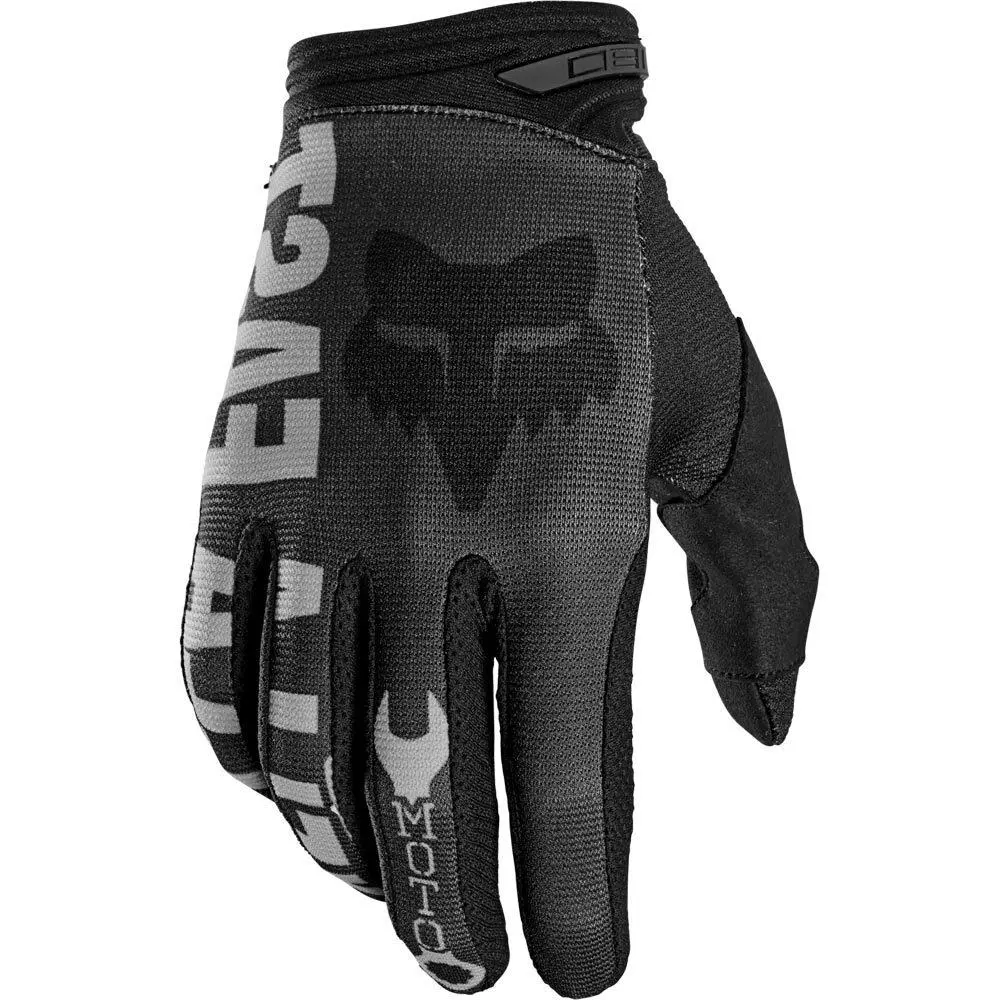 Motocross Gloves Fox 180 Illmatik Black/Grey