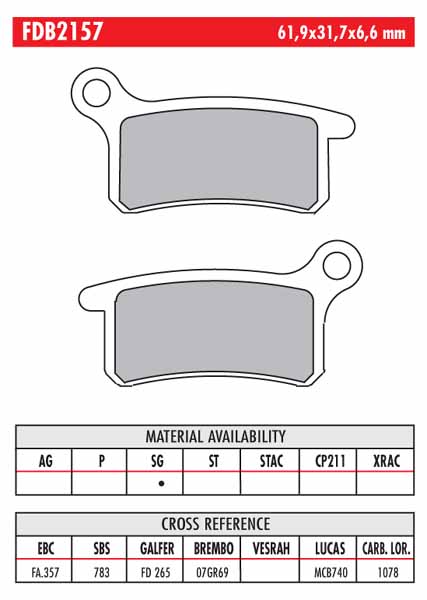 FERODO BRAKE BPADS - Image 114
