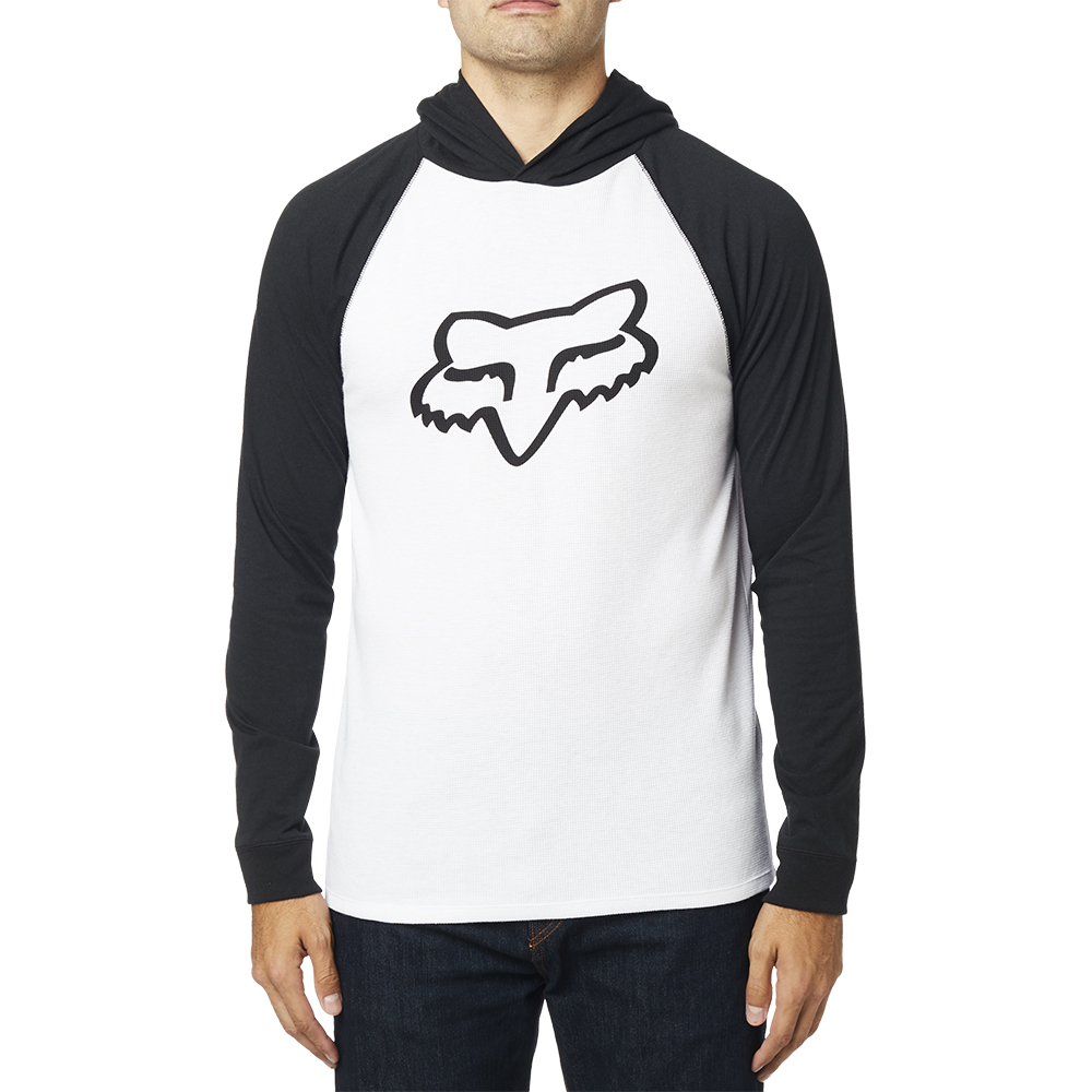Hoodie Fox Subzcribe Knit Black/White - Image 1
