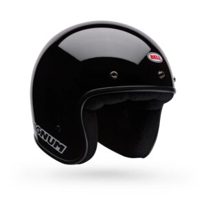 Bell Magnum Solid ECE Open Face Helmet Black - Image 1