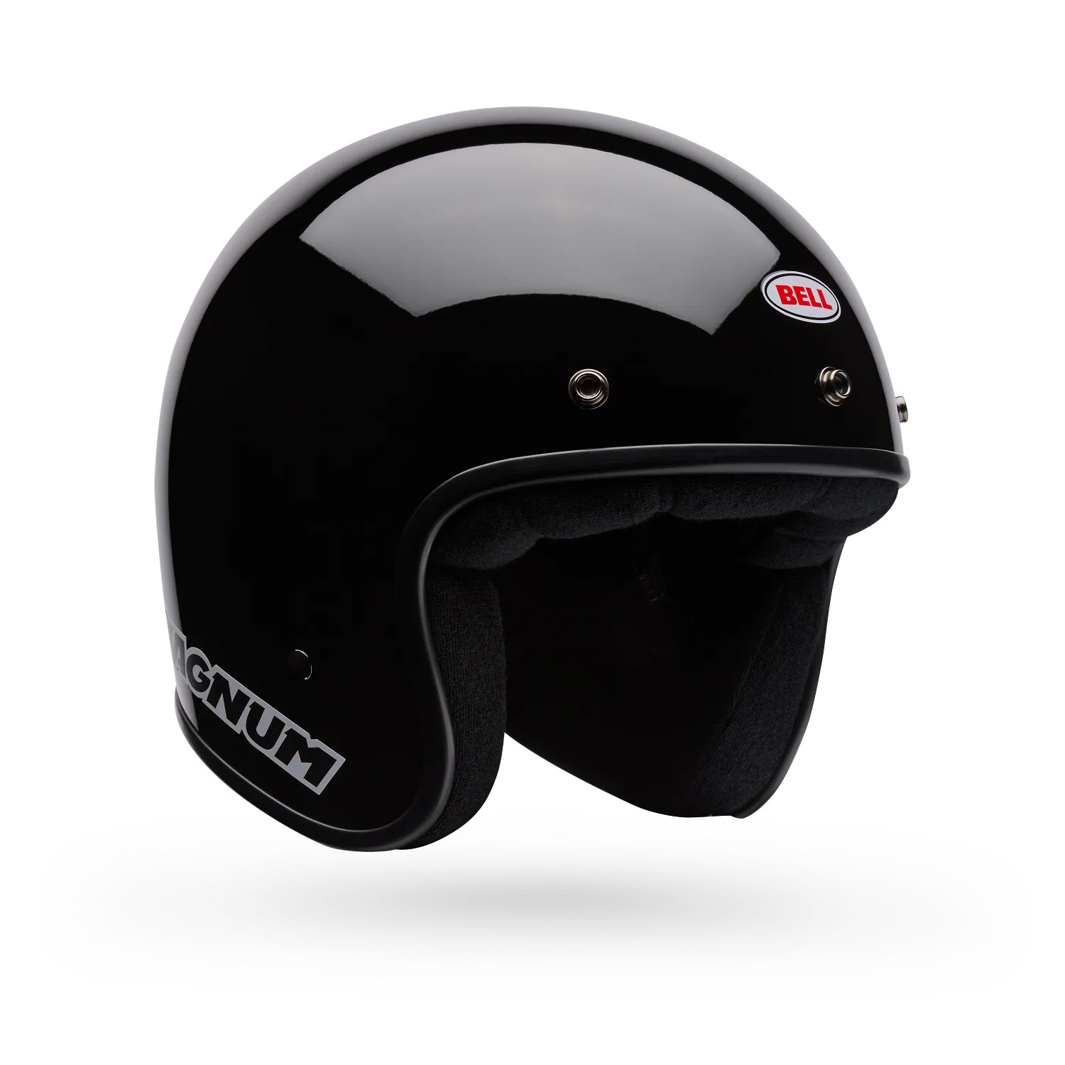 Bell Magnum Solid ECE Open Face Helmet Black - Image 1
