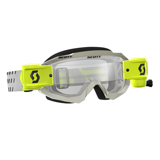 Goggles Scott Hustle WTS Grey/Yellow Clear Lens - Image 1