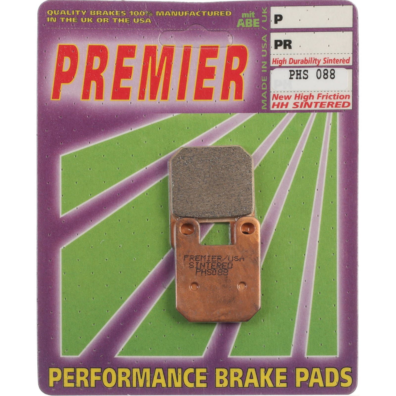 PREMIER BRAKE PADS HI-PERF SINT PH088 - KTM | YAM - Image 1