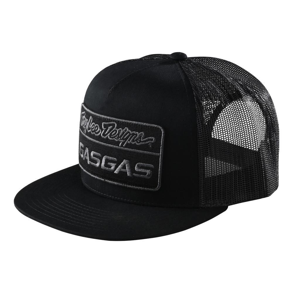 Troy Lee Designs x GasGas Team Snapback Stock Cap Black - Image 1