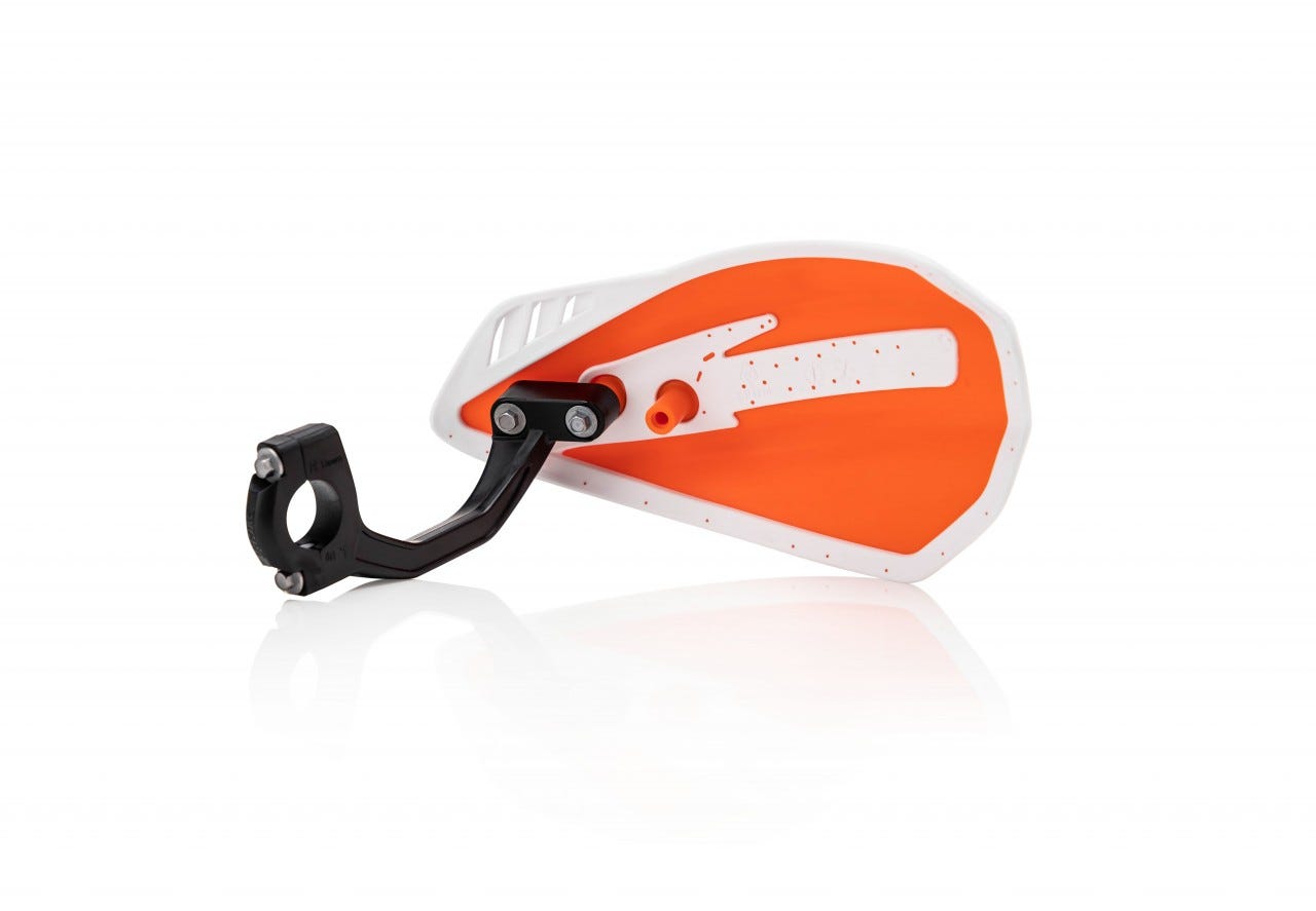 CYCLONE HANDGUARD:ORANGE/WHITE - Image 2
