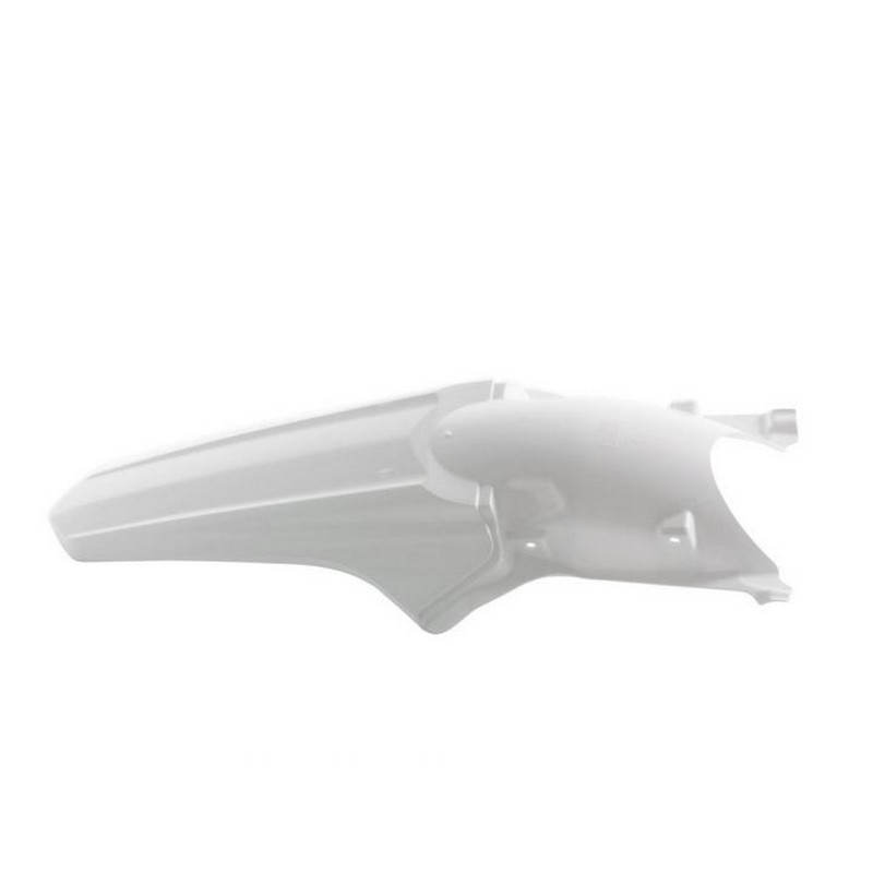 REAR FENDER RTECH HONDA CRF250R 10-13 CRF450R 09-12 WHITE - Image 1