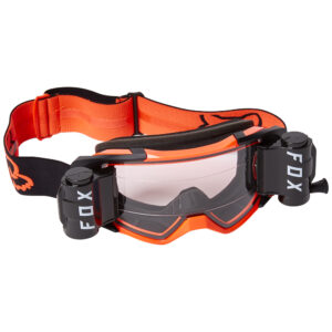 Fox Vue Stray Roll Off Black/Orange Motocross Goggles - Image 1