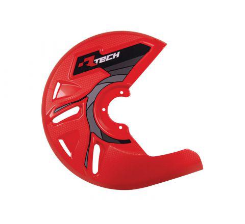 DISC GUARD RTECH SUITABLE FOR STD OR OVERSIZE DISC REQUIRES MOUNTING KIT SOLD SEPARATELY RED - Image 1
