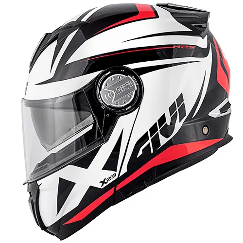 Givi Sydeny Flip Front Helmet Matte Black/White/Red