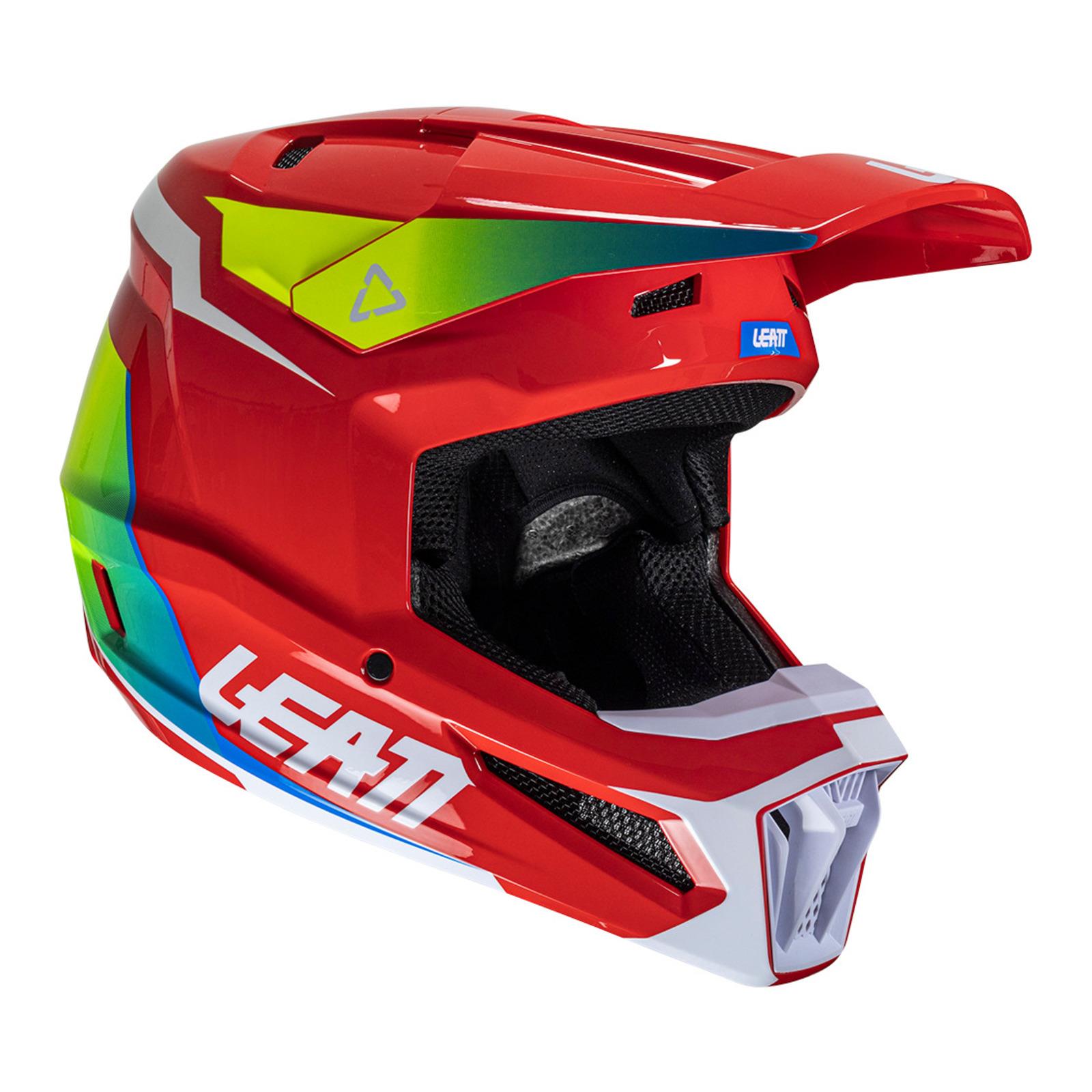 Leatt 2.5 Motocross Helmet - Red - Image 1