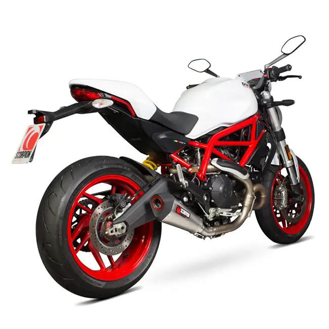 Ducati Monster 797/797+ 17-18 Serket Taper Slip-on Titanium