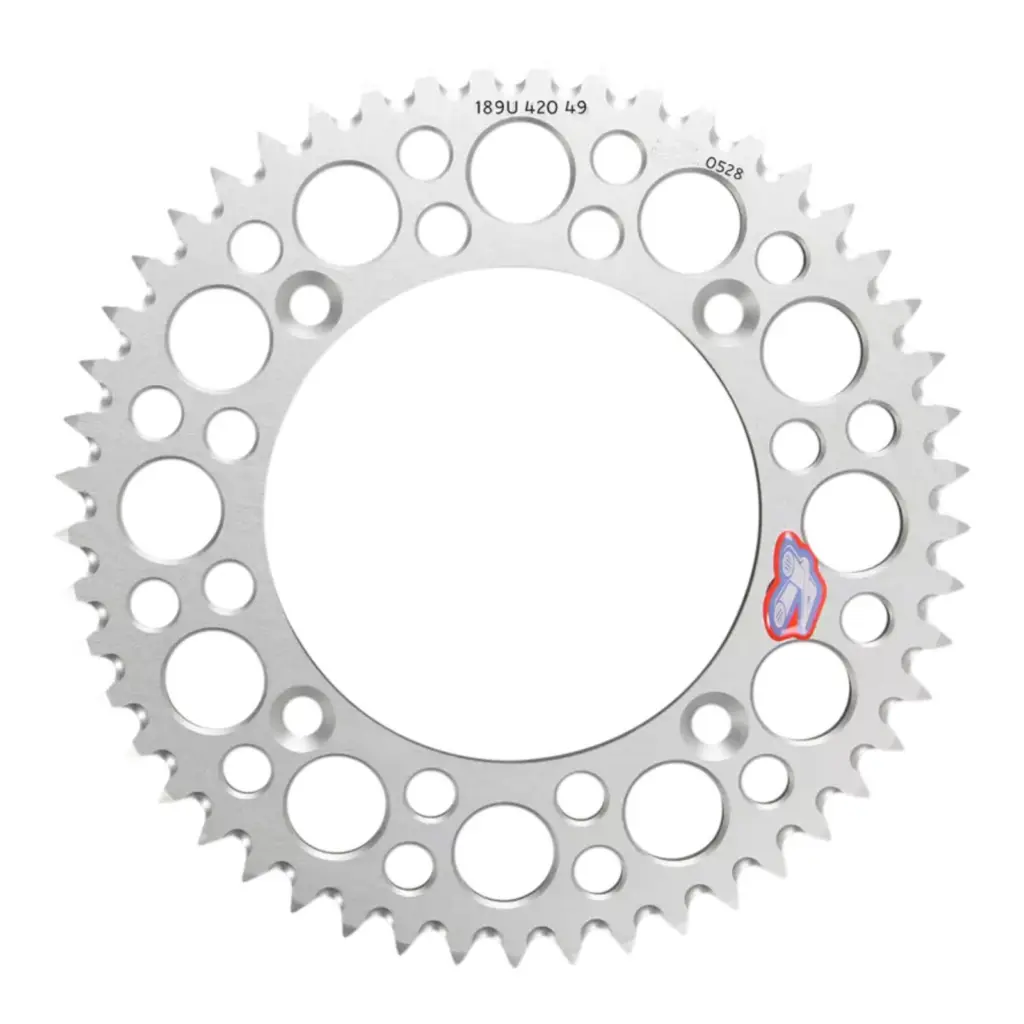 Renthal Sprocket Rear Silver 52T Alloy 7075 T6 Grooved Honda