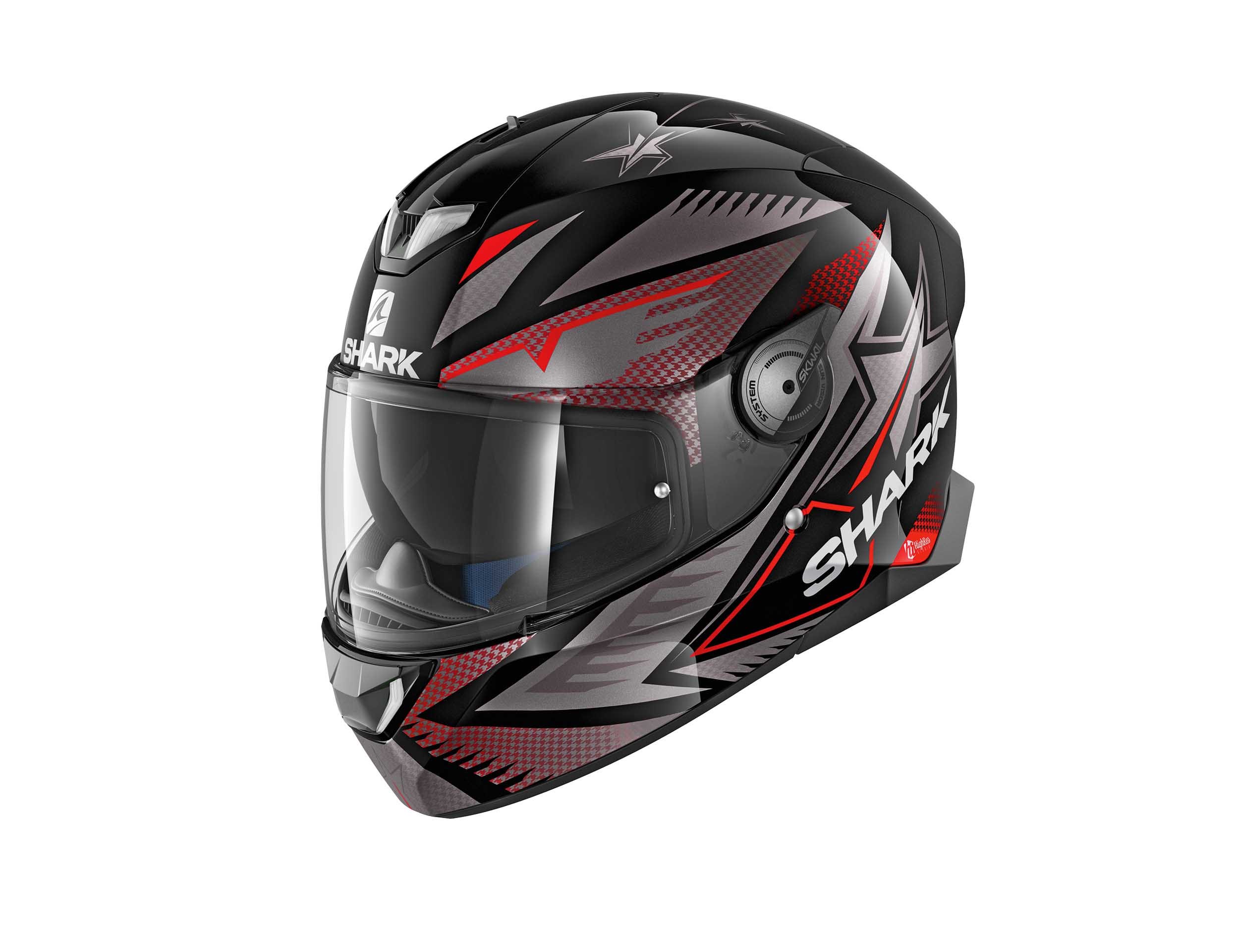 Shark Skwal 2 Draghal Road Helmet Black/Red - Image 1