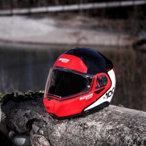HELMET N1005 PLUS BLACK/RED/WHITE XXL - Image 4