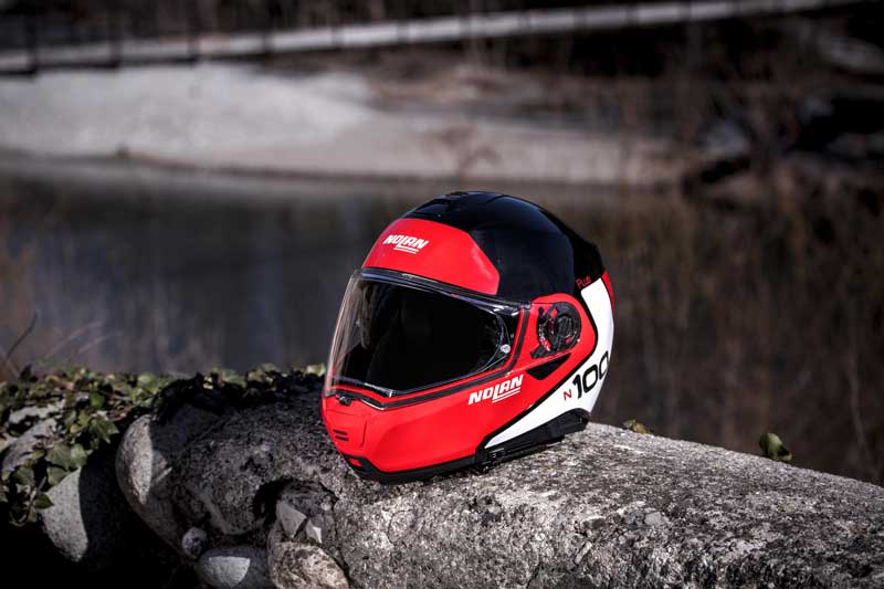 HELMET N1005 PLUS BLACK/RED/WHITE XXL - Image 4