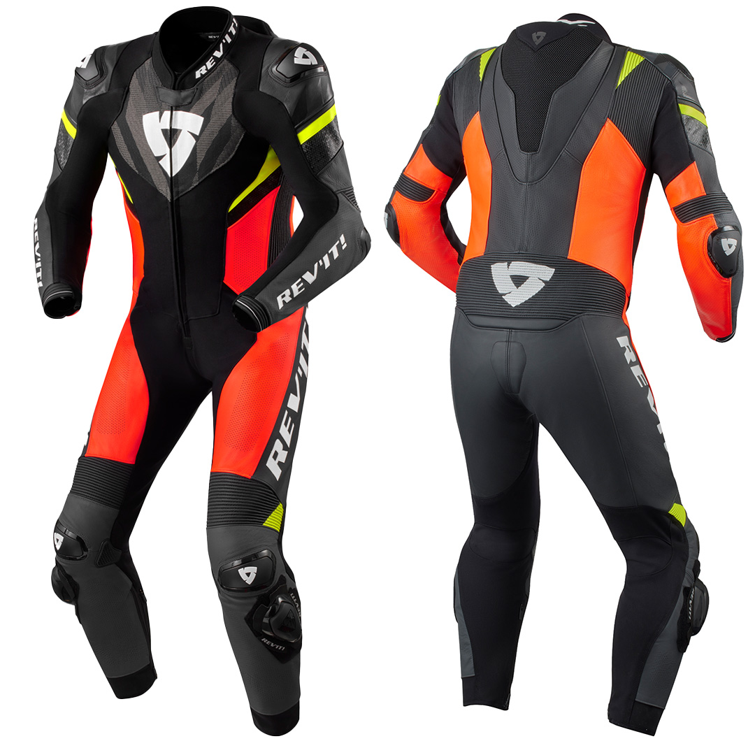 Rev'It Hyperspeed 2 One Piece Suit Black-Red - Image 1