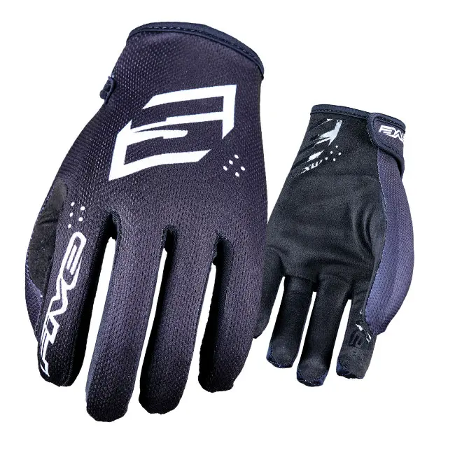 Five MXF4 Mono Motocross Gloves Mono Black