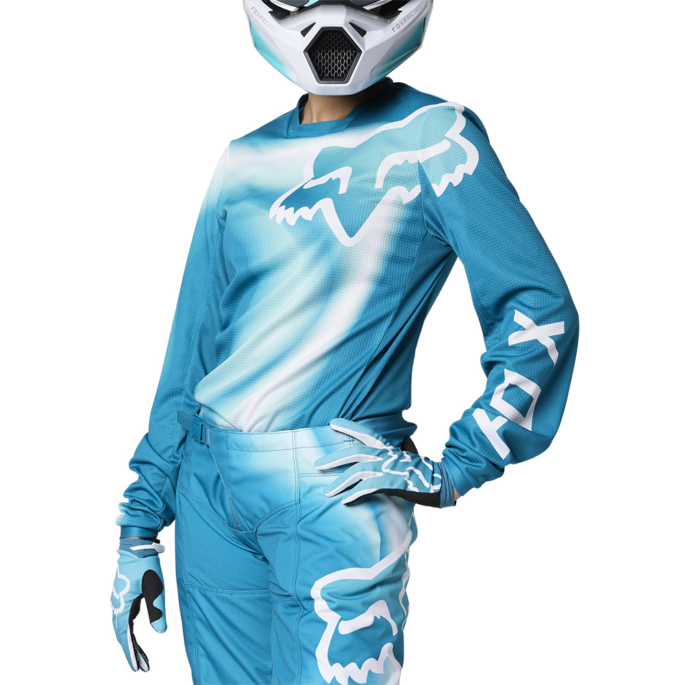 Fox 180 Toxsyk Motocross Jeresy Ladies Maui Blue - Image 2