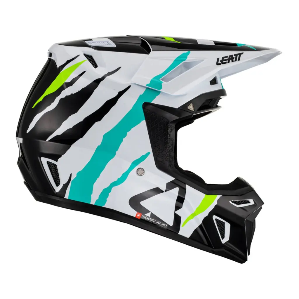 Leatt Moto 8.5 V23 Motocross Helmet Kit Tiger