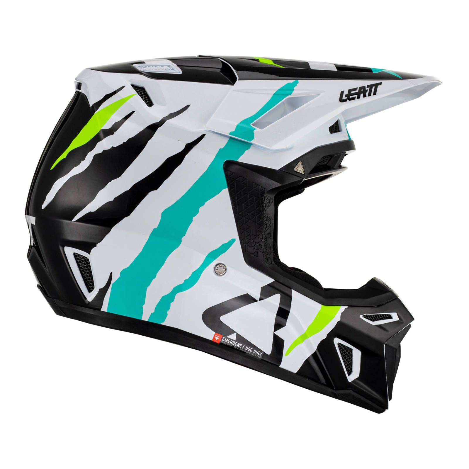 Leatt Moto 8.5 V23 Motocross Helmet Kit Tiger - Image 4