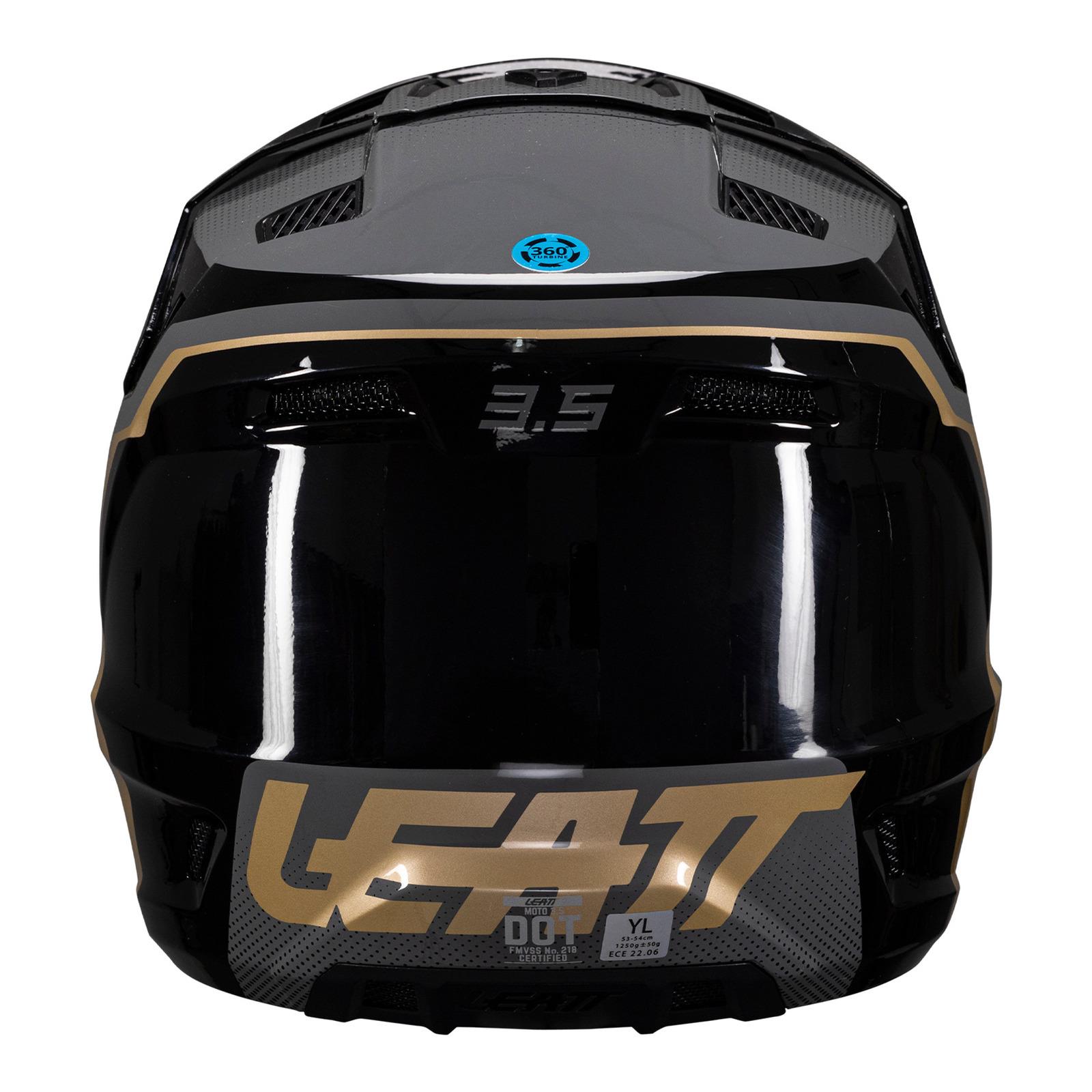 Leatt 3.5 Junior Motocross Helmet Kit - Black - Image 2
