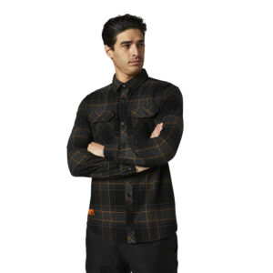 Fox Traildust 2.0 Flannel Shirt Black - Image 1