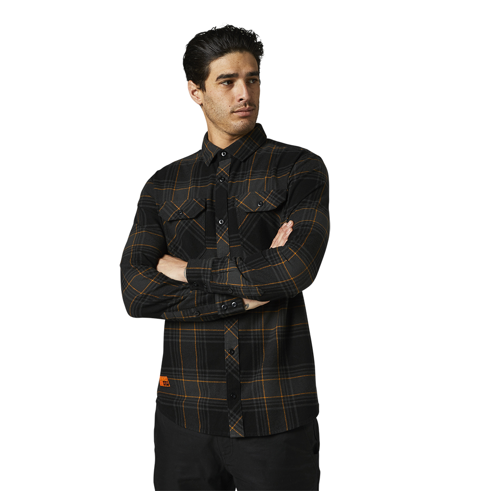 Fox Traildust 2.0 Flannel Shirt Black - Image 1