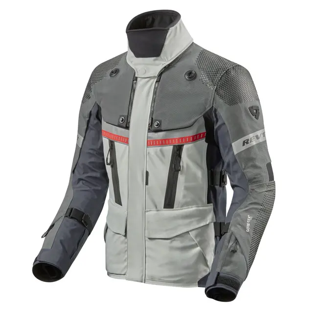 Rev'it Dominator 3 GTX Road Jacket Silver/Blue