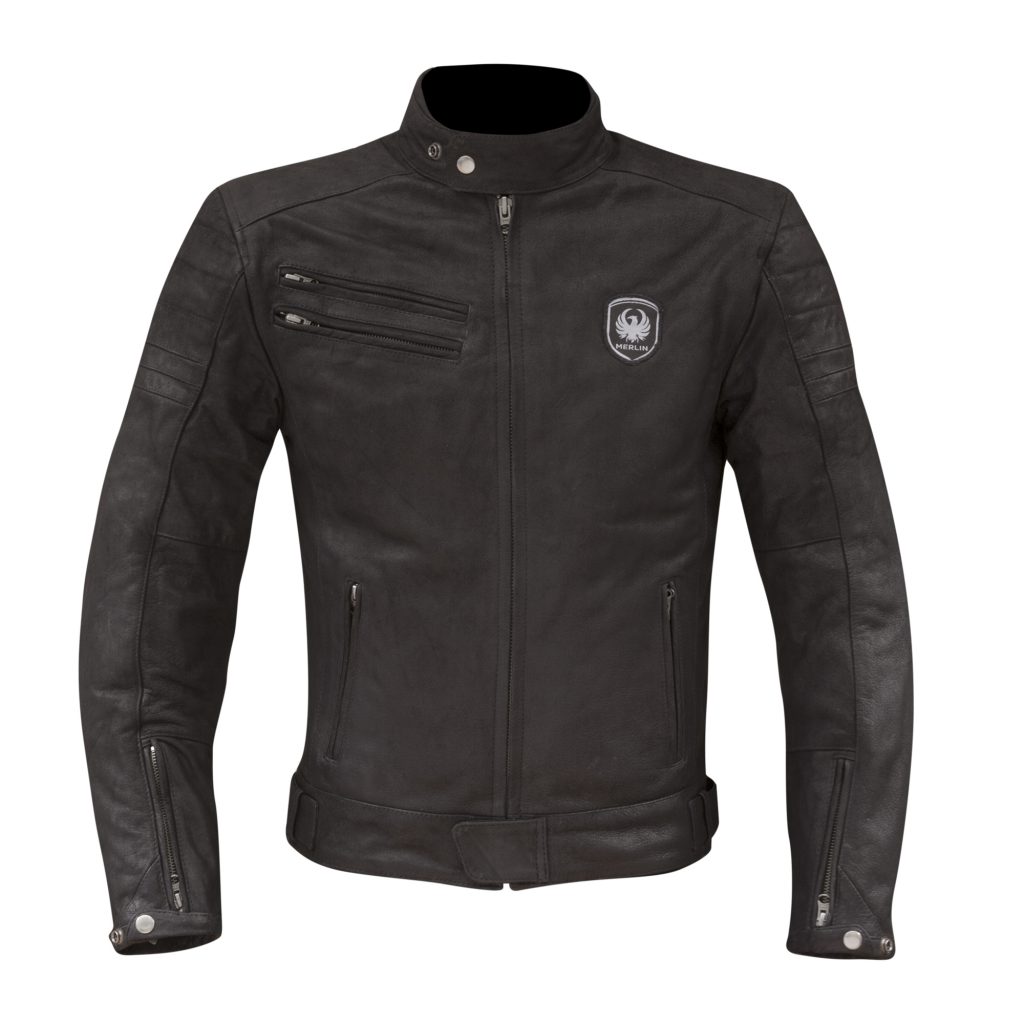 Merlon Alton Heritage Leather Road Jacket Black - Image 2
