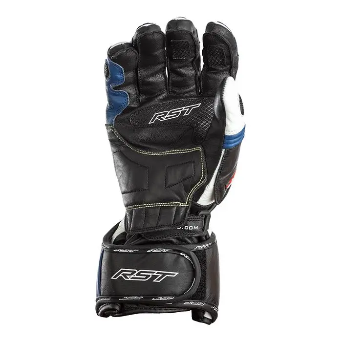 Road Gloves RST Tractech EVO Leather Black/Blue