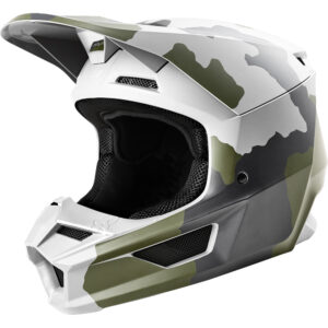 Motocross Helmet Fox V1 Przm Ece Youth Camo - Image 2