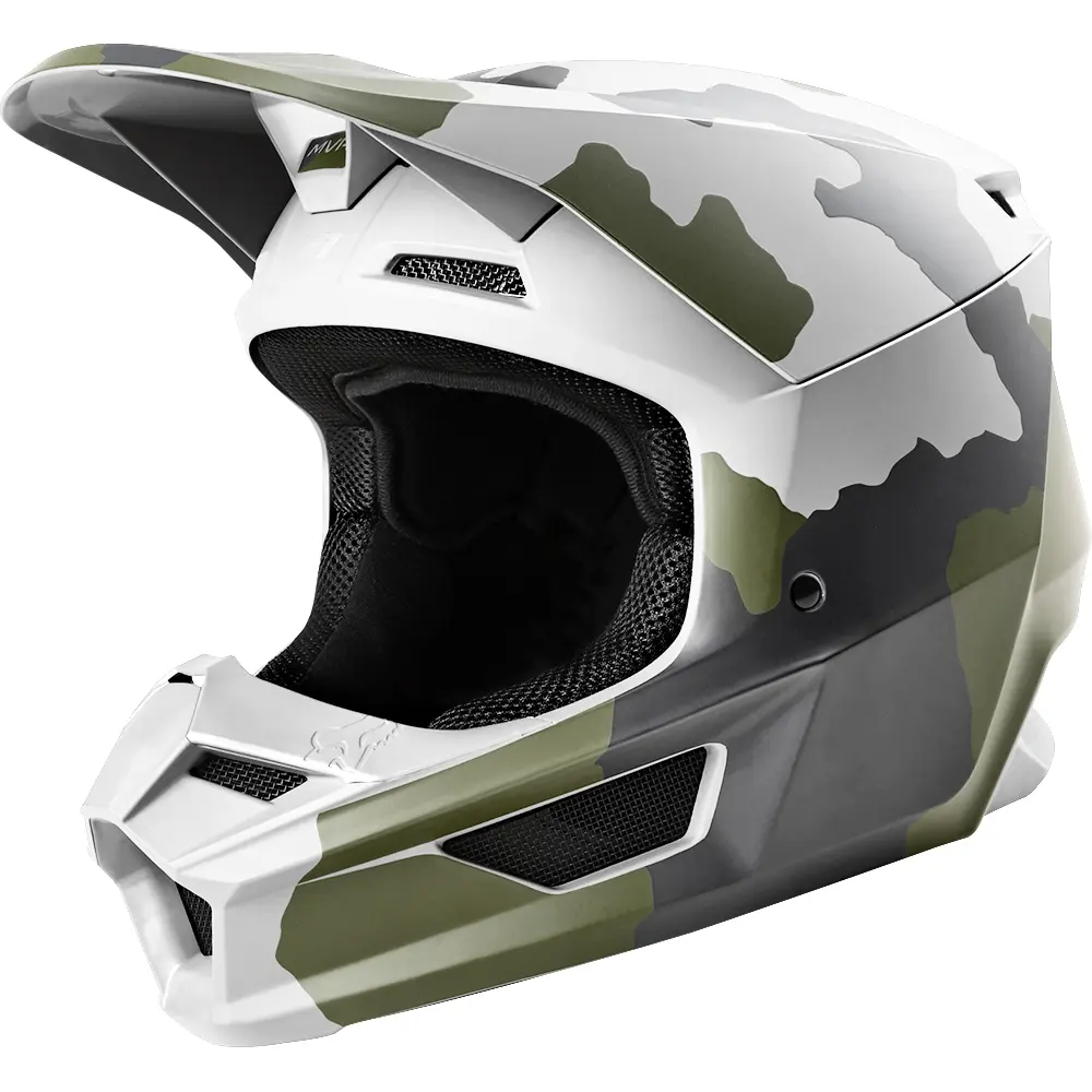 Motocross Helmet Fox V1 Przm Ece Youth Camo