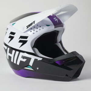 Motocross Helmet Shift White Label UV White/Ultraviolet - Image 1