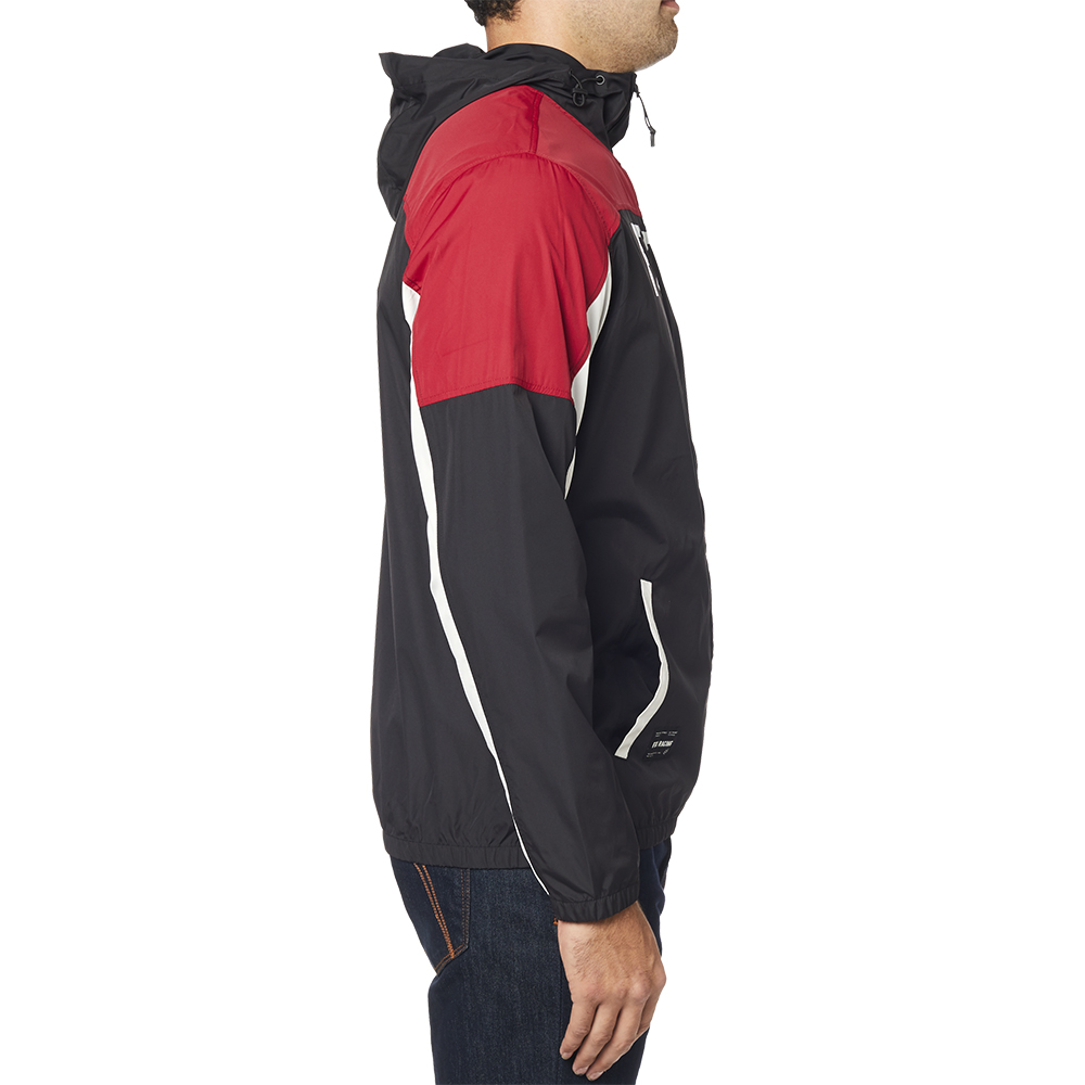 Windbreaker Jacket Fox Moth Black/Red - Image 1