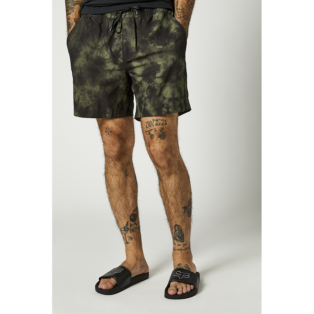 Shorts Fox Essex Down N Dirty Olive Green - Image 1