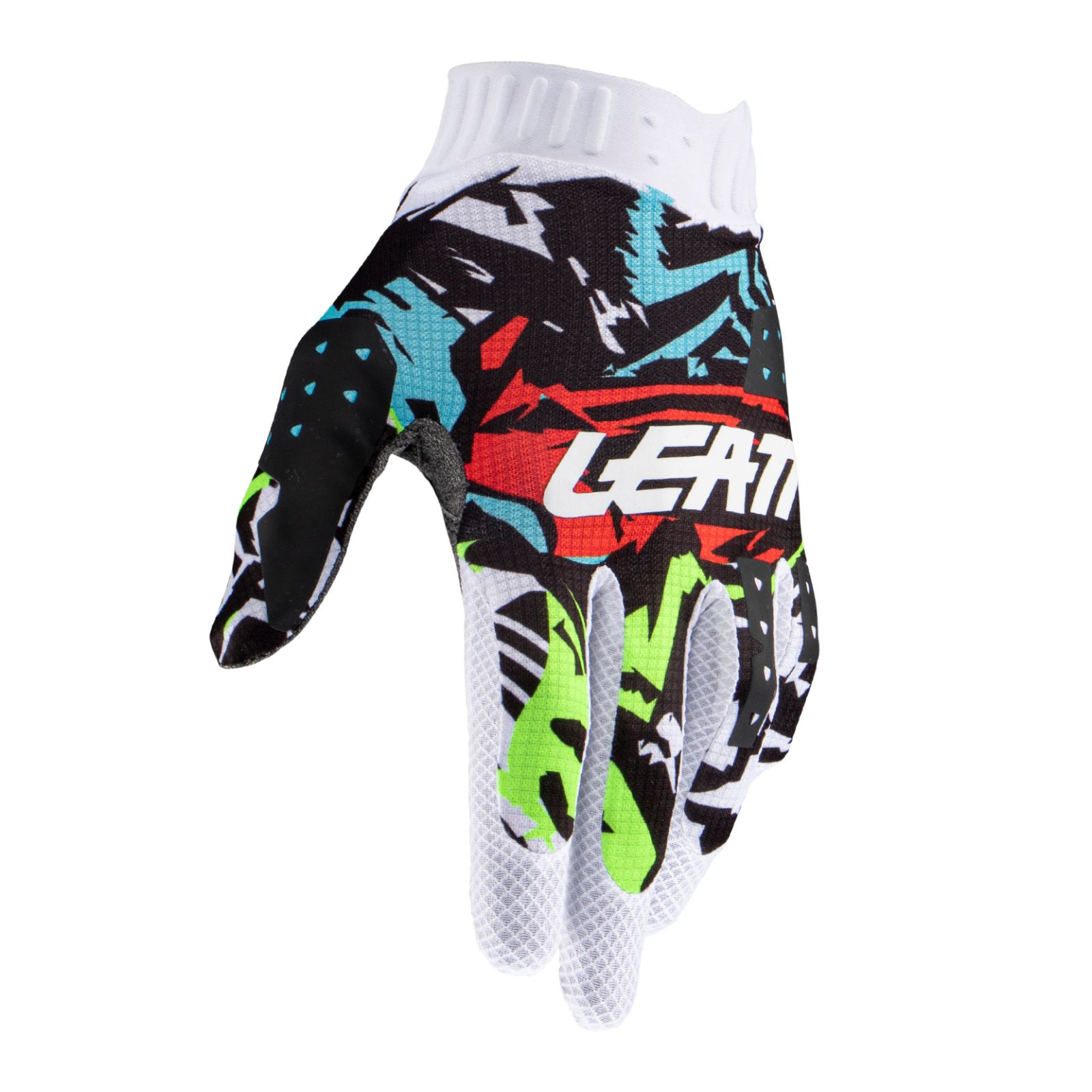 Leatt Moto 1.5 Motocros Glove Youth Zebra - Image 2