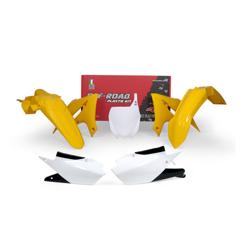 PLASTIC RTECH FRONT/REAR FENDER SIDEPANEL &RADIATORSHROUD UPPER/LOWER &FRONT NUMBERPLATE YAMAHA - Image 1