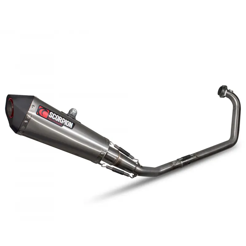 GSX-R 125 / GSX-R 150 Serket Taper Full System Brushed Stainless Steel 17-20