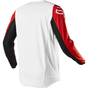 Motocross Jersey FOx 180 Prix White/Black/Red - Image 3