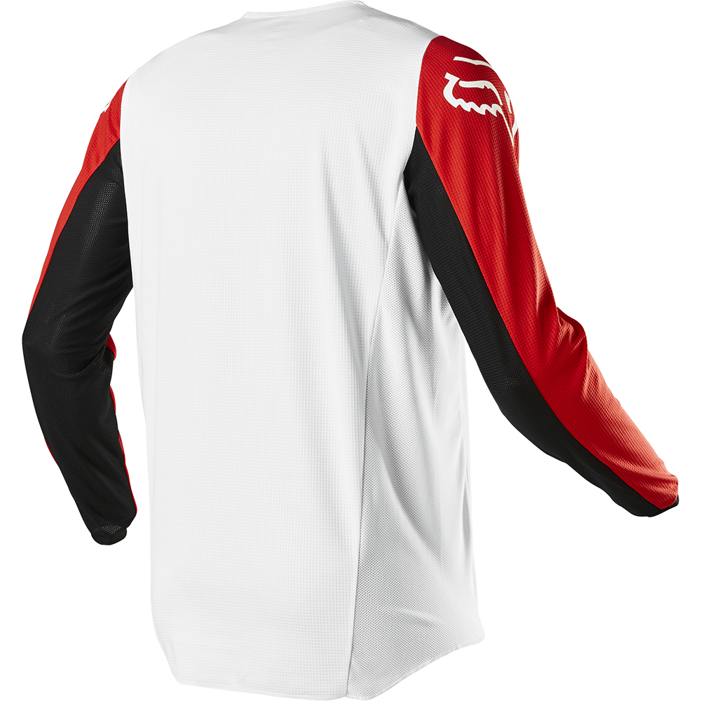 Motocross Jersey FOx 180 Prix White/Black/Red - Image 3