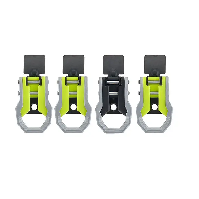X Rock Buckle Kit Black/Red Acerbis                        []